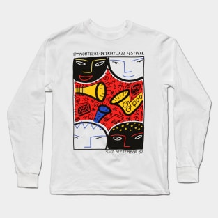 Montreux - Detroit Jazz Festival Long Sleeve T-Shirt